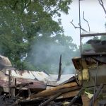 A Mississippi church that violated coronavirus orders was burned down. A spray-painted message said ‘bet you stay home now’.