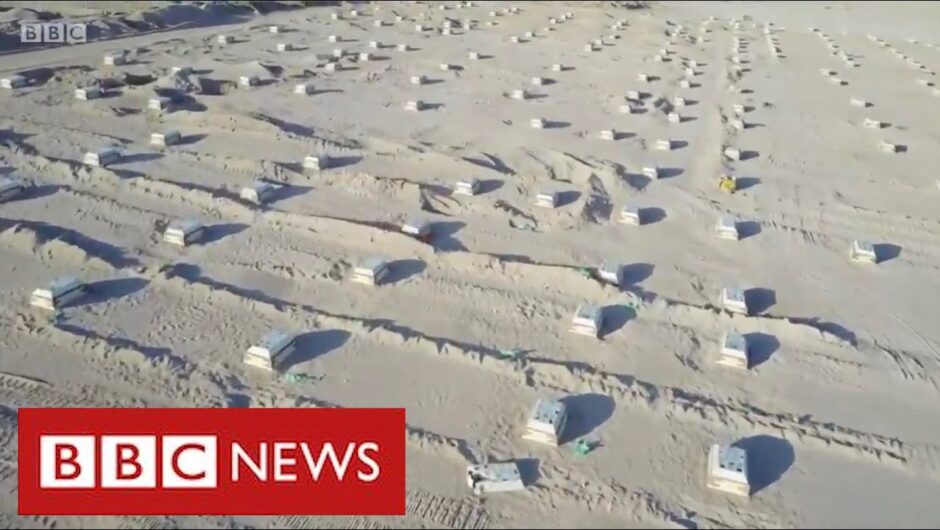 Iraq builds mass grave in the desert as coronavirus deaths surge – BBC News