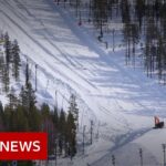 Coronavirus: The ski resort saving snow for next season – BBC News