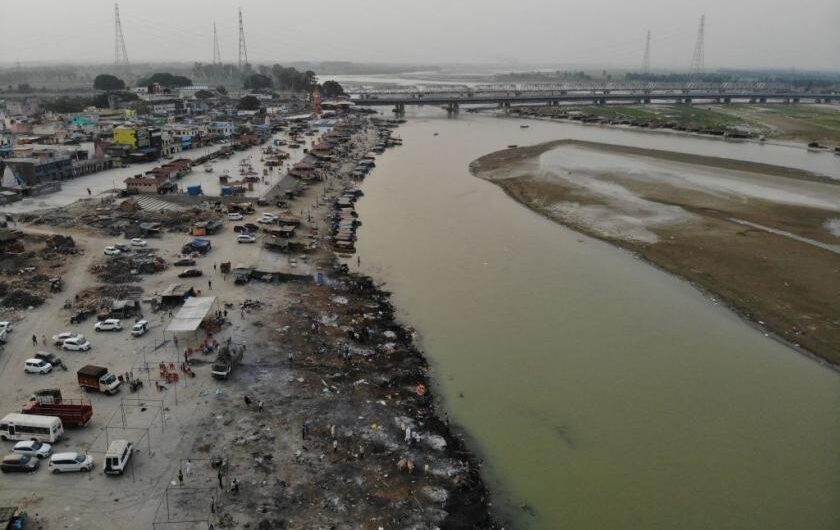 The bodies of suspected COVID-19 victims are turning up in Indian rivers