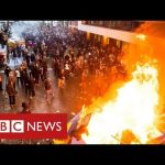 Mass protests against Covid restrictions in European cities – BBC News