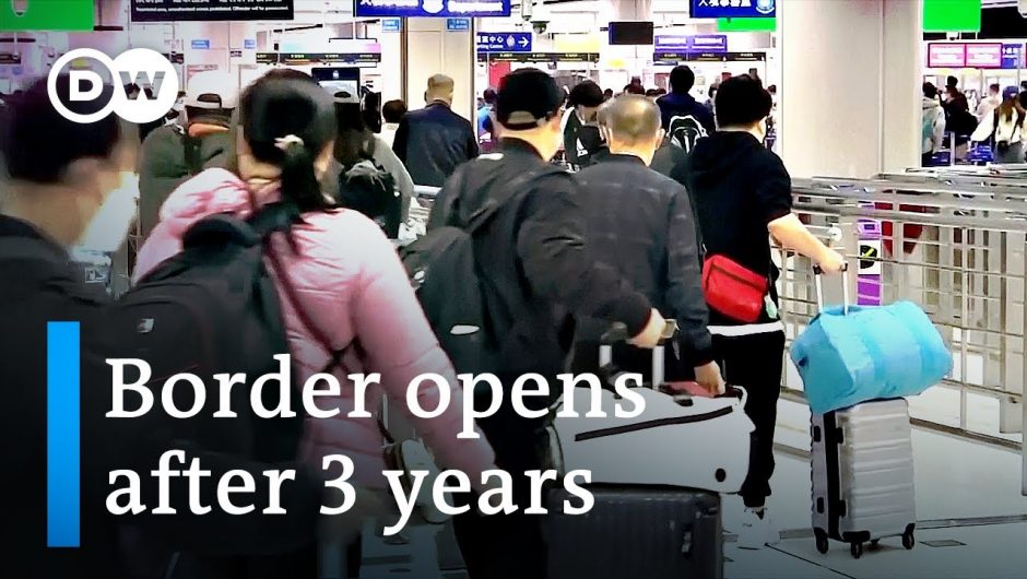 China reopens Hong Kong border after easing of COVID rules | DW News