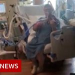 Intubated Covid patient plays violin to thank Utah hospital staff – BBC News